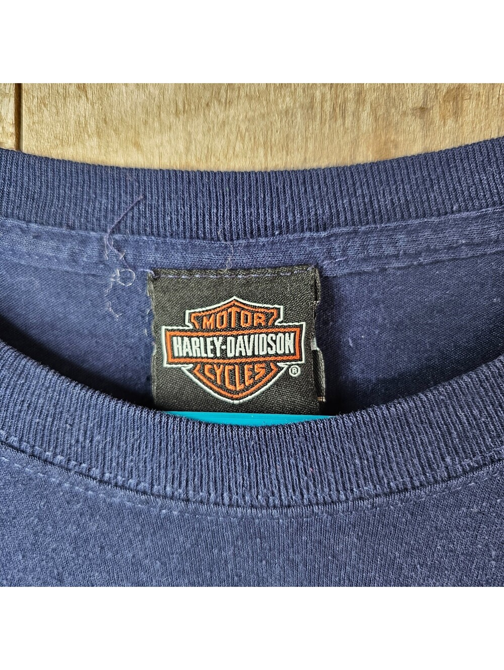 Harley-Davidson Renegade Springfield MO Long Sleeve Shirt Men's 2XL Navy - Picture 3 of 8